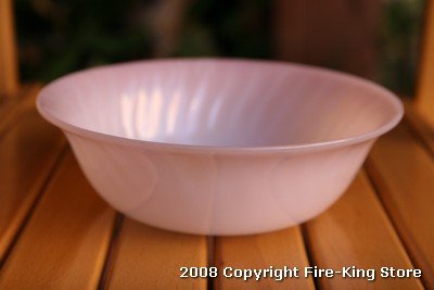 画像1: Fire-King ミキシングボール　SWIRL（PINK)