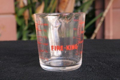 画像1: Fire-King 計量カップ（２カップ用）RED2