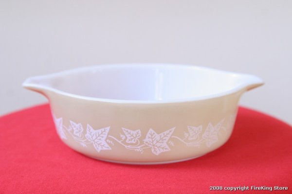 画像1: OLD PYREX レフリジレーターディシュSandMapleLeaf（フタなし）(M) (1)