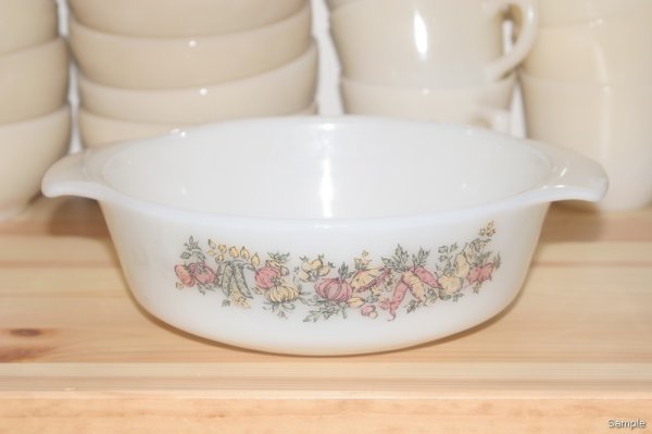 画像1: Fire-King Ovenware Dish Vegetable (1)