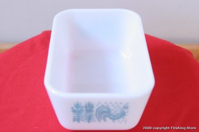 画像1: OLD PYREX レフリジレーターディッシュ（中)Farmer（フタなし）