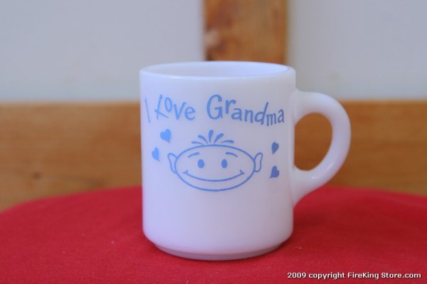 画像1: Hazel Atlasマグ I Love Grandma (1)