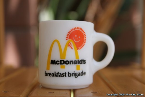 画像1: Hazel Atlasマグ　McDonald’s　Breakfast Brigade (1)