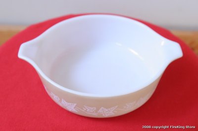 画像1: OLD PYREX レフリジレーターディシュSandMapleLeaf（フタなし）(M)