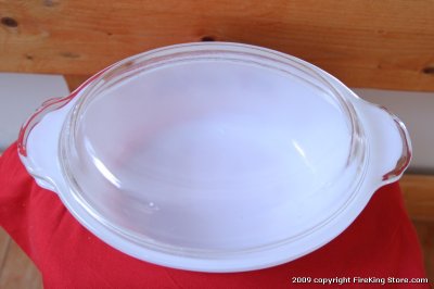 画像2: Fire-King Ovenware Dish プリムローズ(ふた付き/Lサイズ)