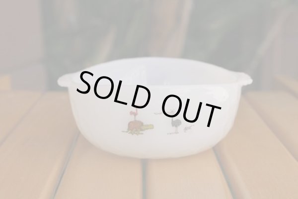 画像1: Fire-King シリアルボール（恐竜コミック） (1)